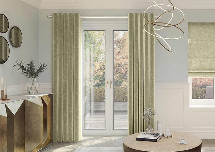 Caen Chenille, Soft Cream - Made to Measure Curtains - Image 3